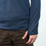 Men’s Dawn – Grid Fleece Mid-Layer Crewneck