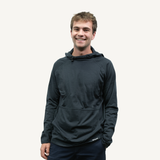 Men's Woolie Flint Steel Merino Wool Hoodie 