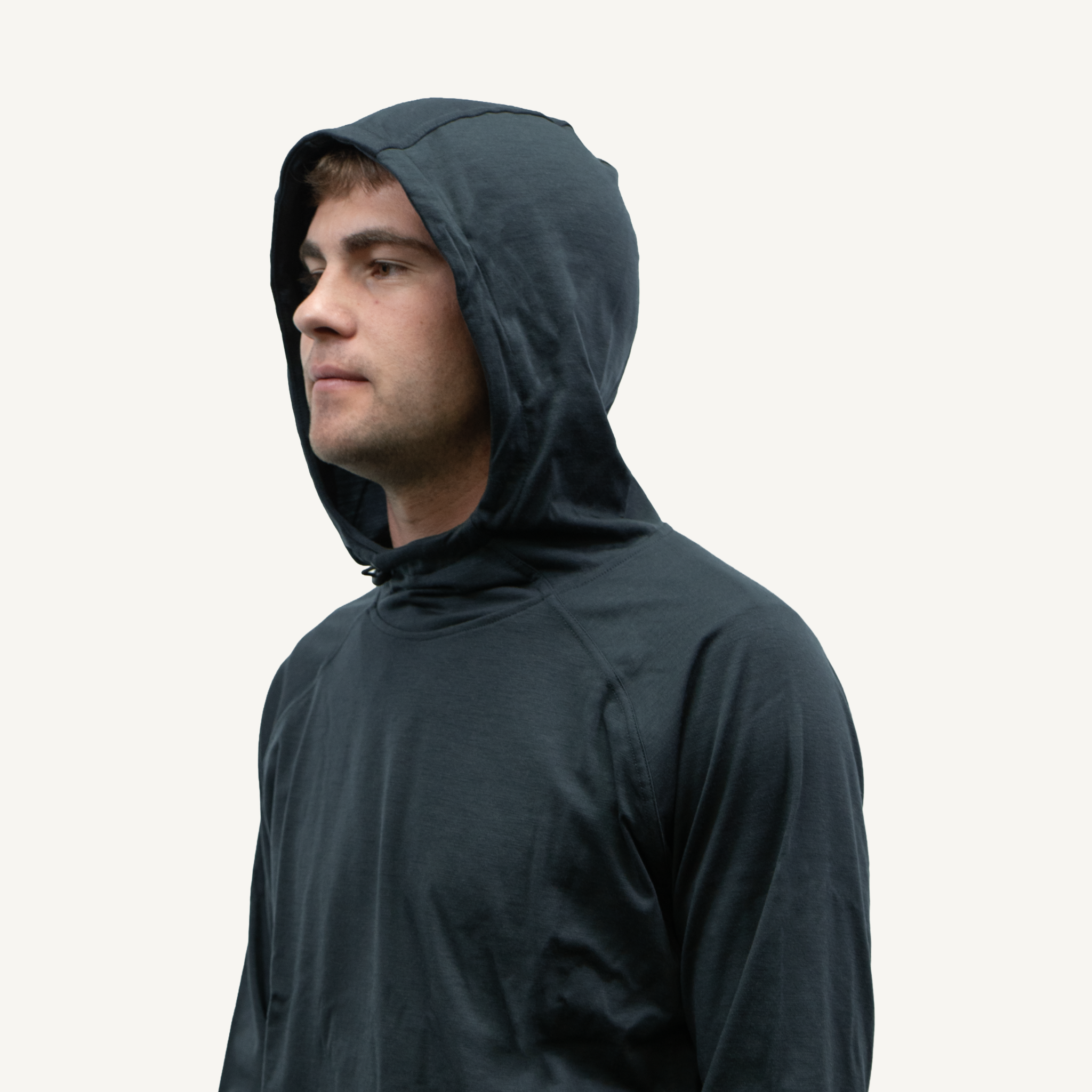 Men's Woolie Flint Steel Merino Wool Hoodie 
