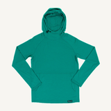 Men's Woolie Chelan Teal Merino Wool Hoodie 