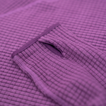 Women's Payette Purple Grid Fleece Hoodie