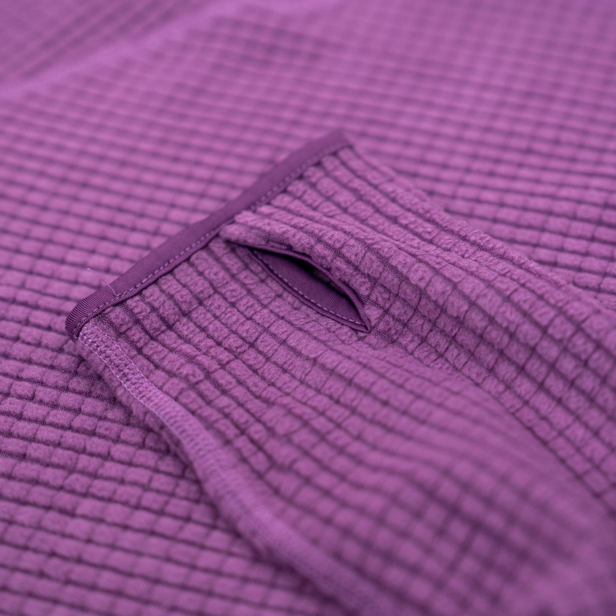 Women's Payette Purple Grid Fleece Hoodie