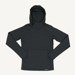 Women's Woolie Flint Steel Merino Wool Hoodie 