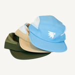 The OG Hat Desert Tan Forest Green Sky Blue