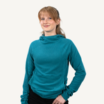 Women's Bullitt Blue Grid Fleece Hoodie