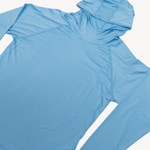 women's sun hoodie bonneville blue