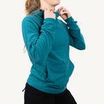 Women's Bullitt Blue Grid Fleece Hoodie