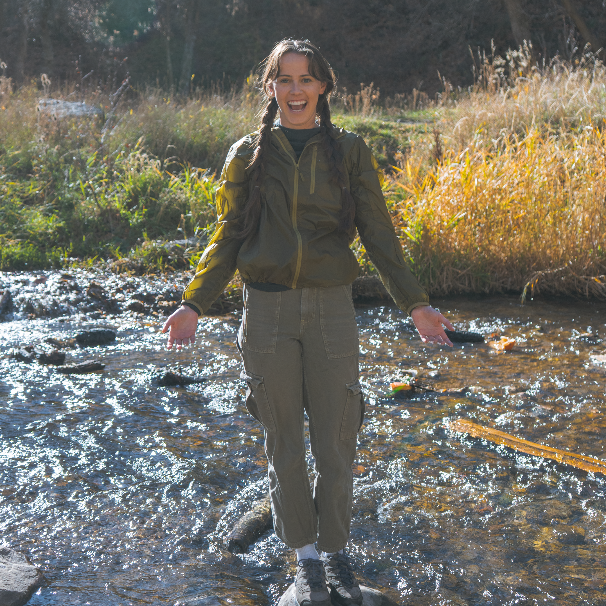 Women's RTP Wind Shell PNW Moss Lifestyle