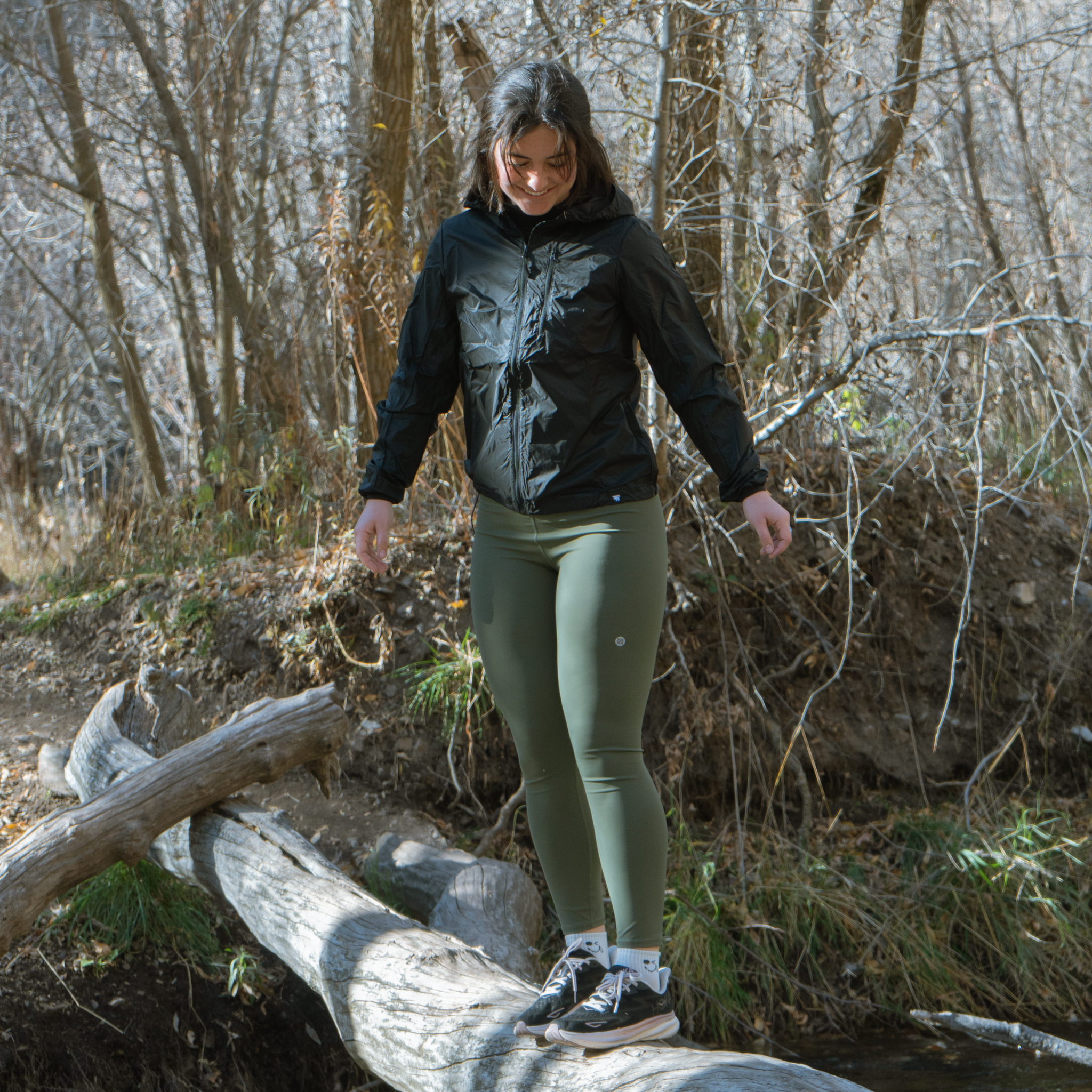 Women's RTP Wind Shell Midnight Black Lifestyle