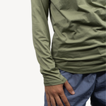 women's sun hoodie lichen green