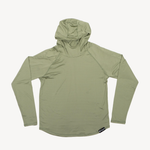 women's sun hoodie lichen green