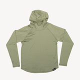 women's sun hoodie lichen green