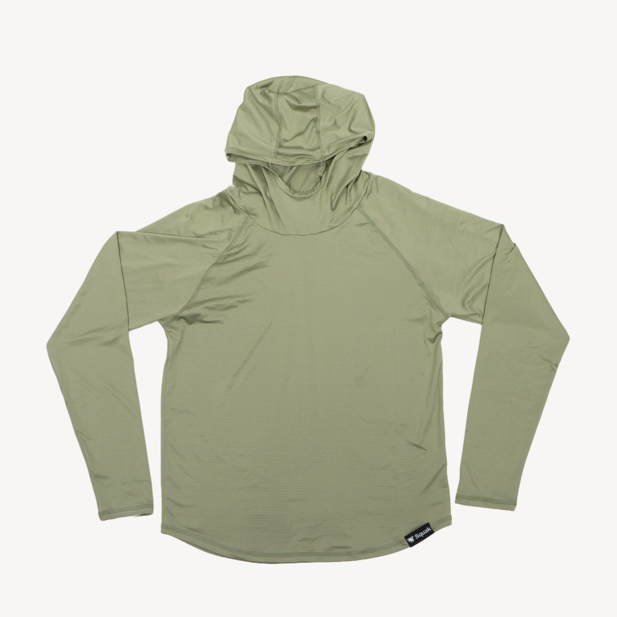 women's sun hoodie lichen green