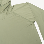 men's sun hoodie lichen green