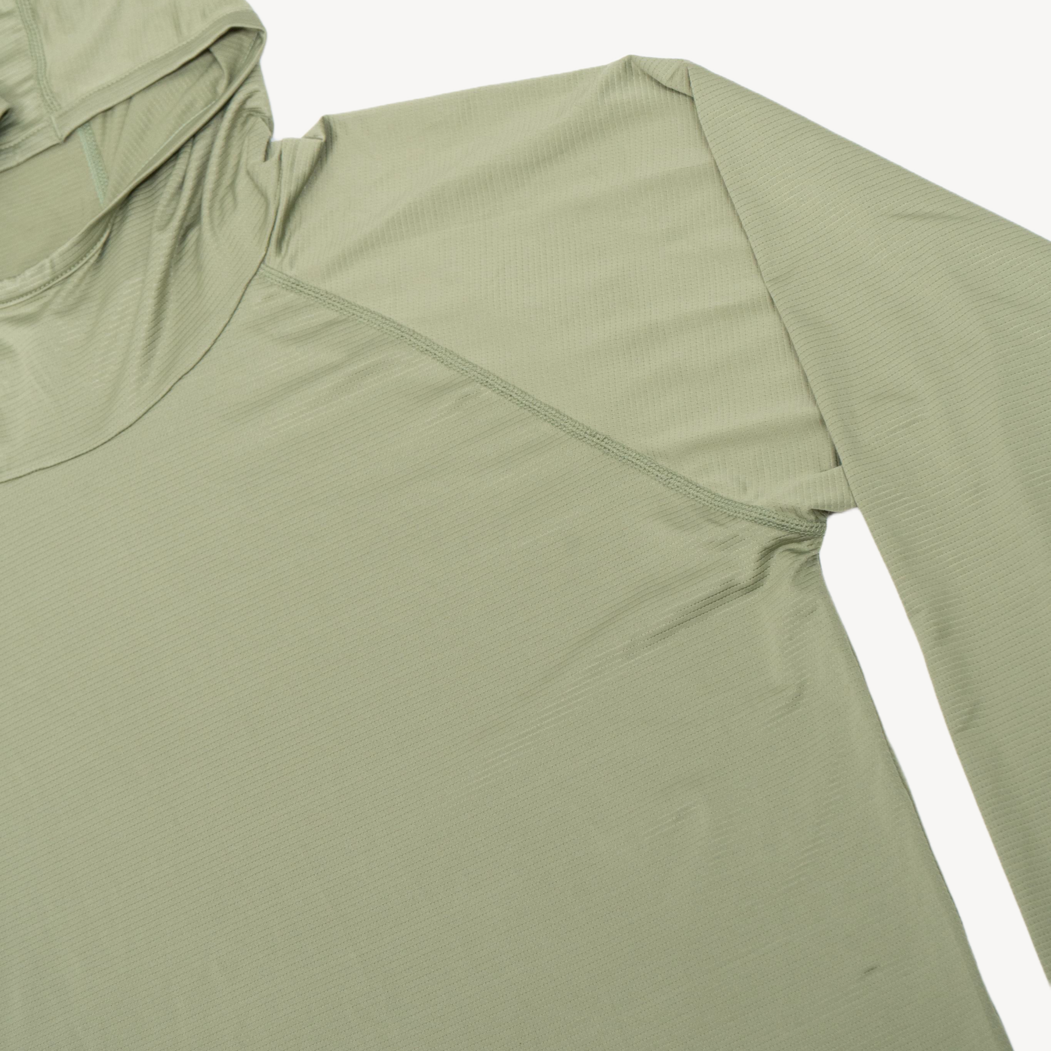 men's sun hoodie lichen green