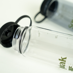 Squaker Bottle Gray and Clear