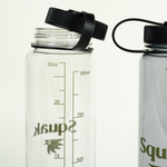Squaker Bottle Gray and Clear