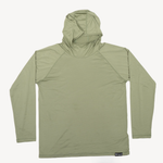 men's sun hoodie lichen green