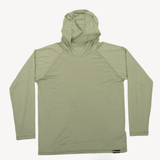 men's sun hoodie lichen green