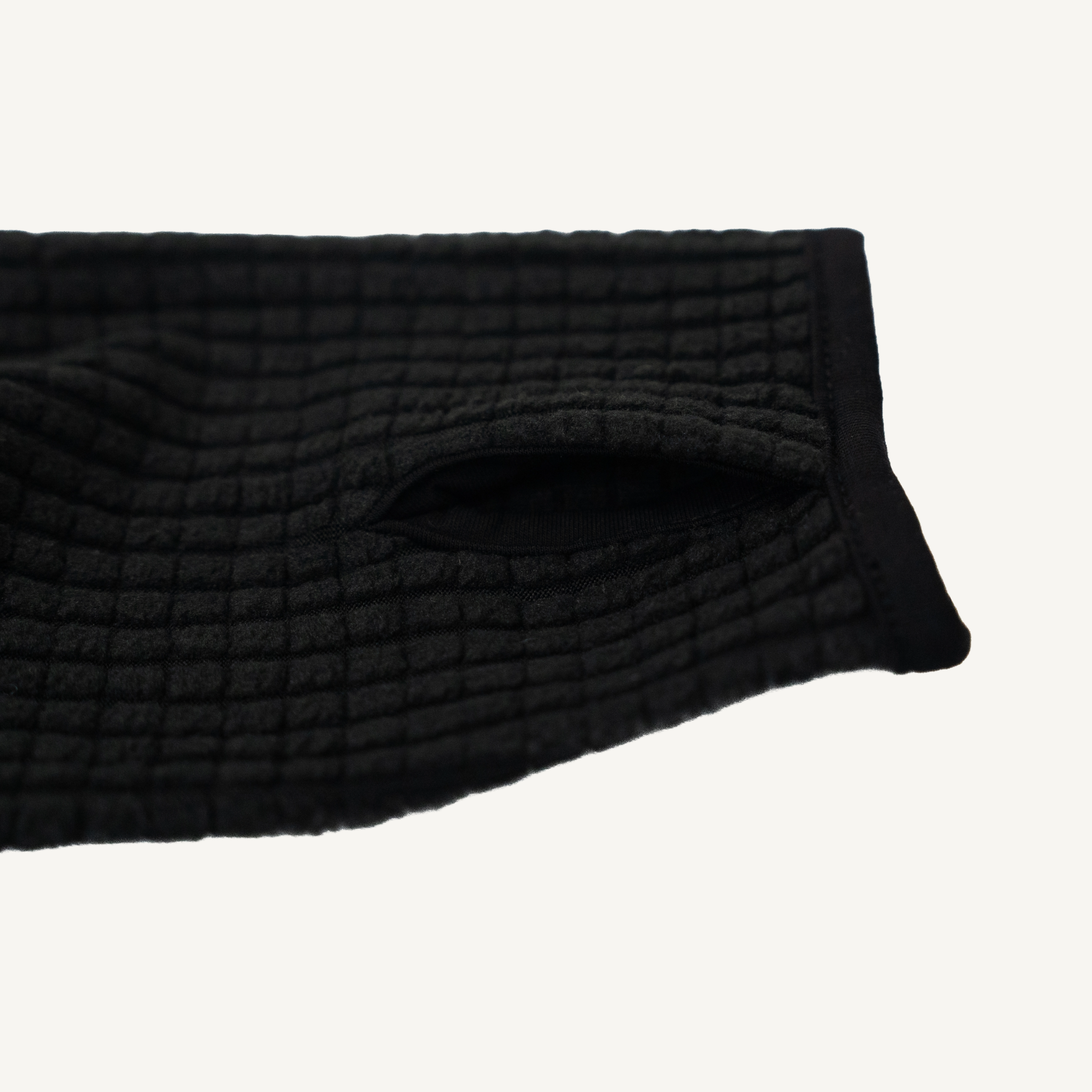 Women's Black Obsidian Grid Fleece Hoodie