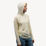women's sun hoodie mellow yellow