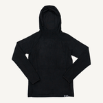 Men's Obsidian Black Grid Fleece Hoodie