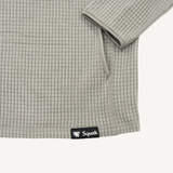 Men's Buck Beige Grid Fleece Hoodie