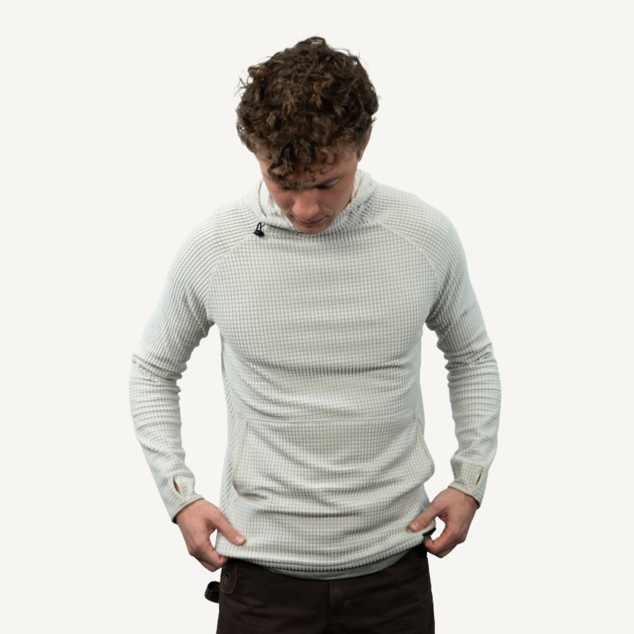 Men's Uinta Mist Grid Fleece Hoodie