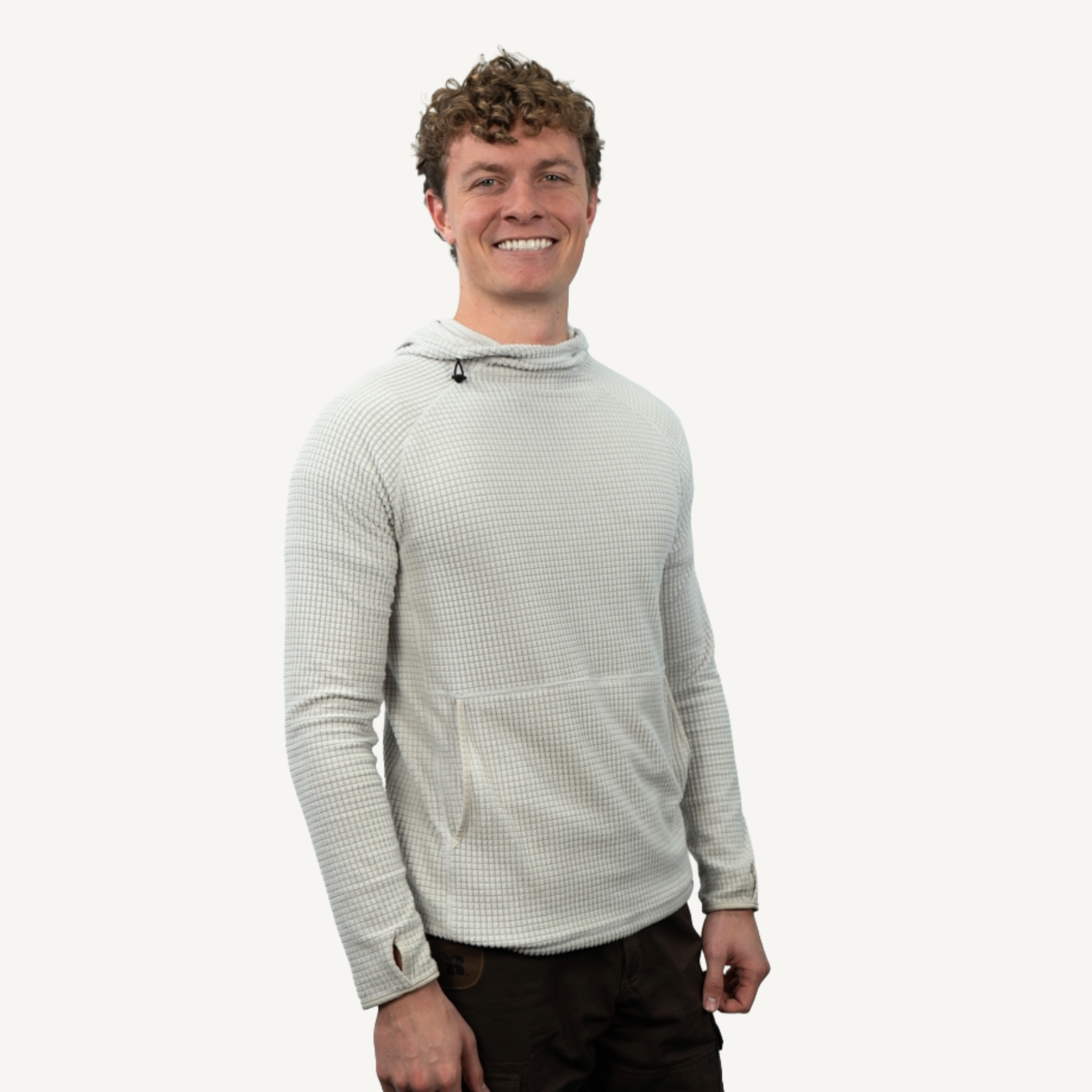 Men's Uinta Mist Grid Fleece Hoodie