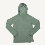 Men's Sage Green Grid Fleece Hoodie