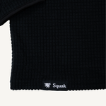 Men's Dawn Obsidian Black Grid Fleece Crewneck