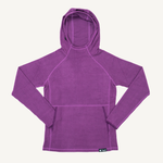 Women's Payette Purple Grid Fleece Hoodie