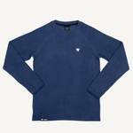 Men's Dawn Northwest Navy Grid Fleece Crewneck