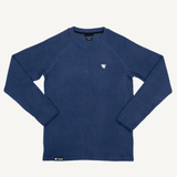 Men's Dawn Northwest Navy Grid Fleece Crewneck