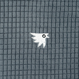 Men's Dawn Puget Grey Grid Fleece Crewneck