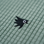 Women's Dawn Sage Green Grid Fleece Crewneck