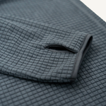 Women's Puget Gray Grid Fleece Crewneck