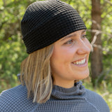 Unisex Grid Fleece Beanie