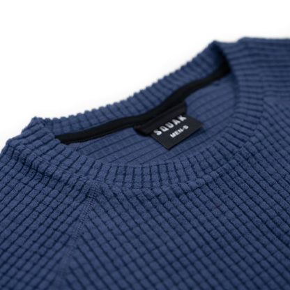 The Dawn Men's Crewneck Grid Fleece