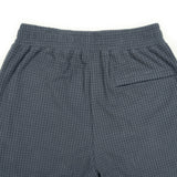 Men's puget grey grid fleece joggers