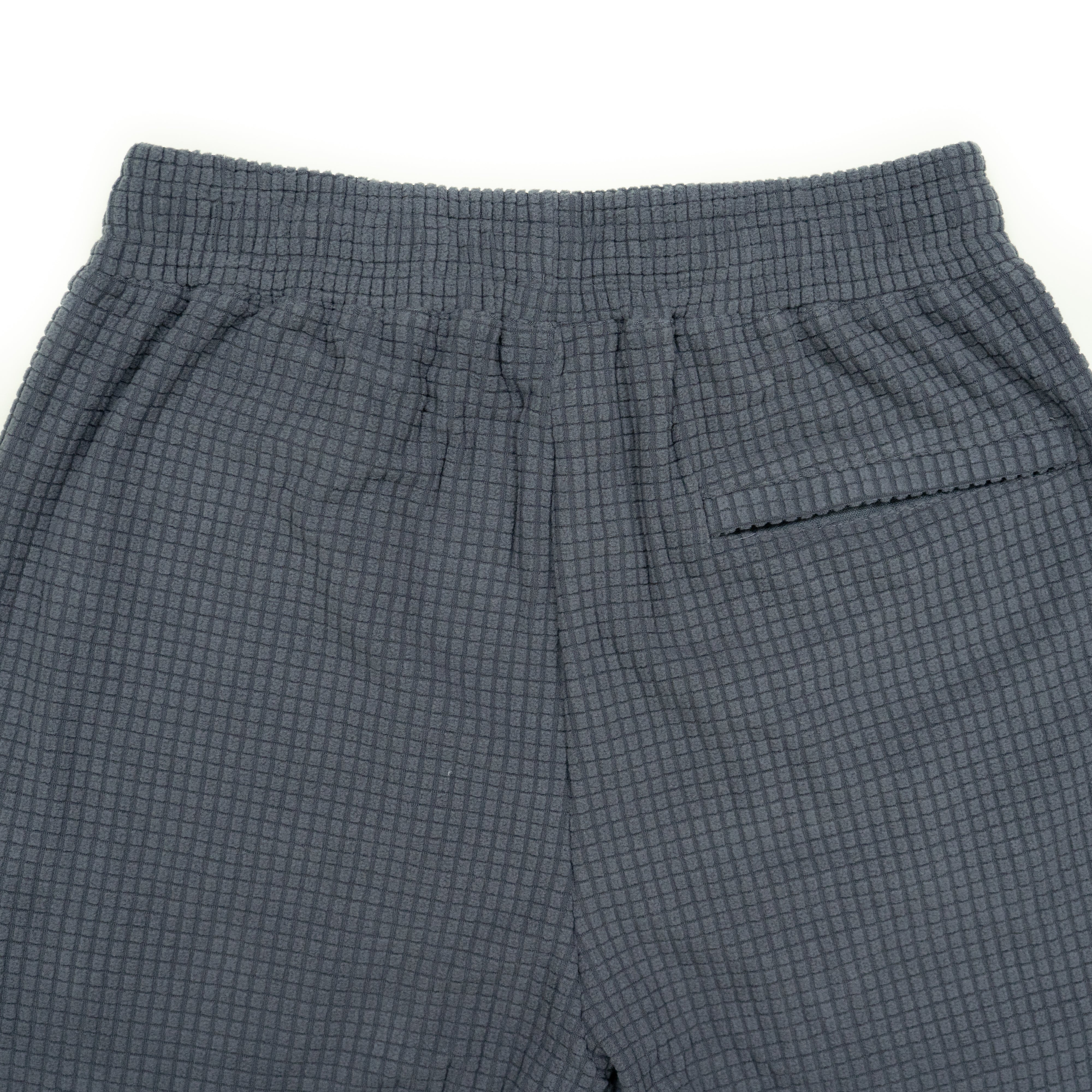 Men's puget grey grid fleece joggers