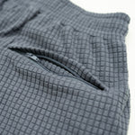 women's puget grey grid fleece joggers