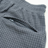 women's puget grey grid fleece joggers