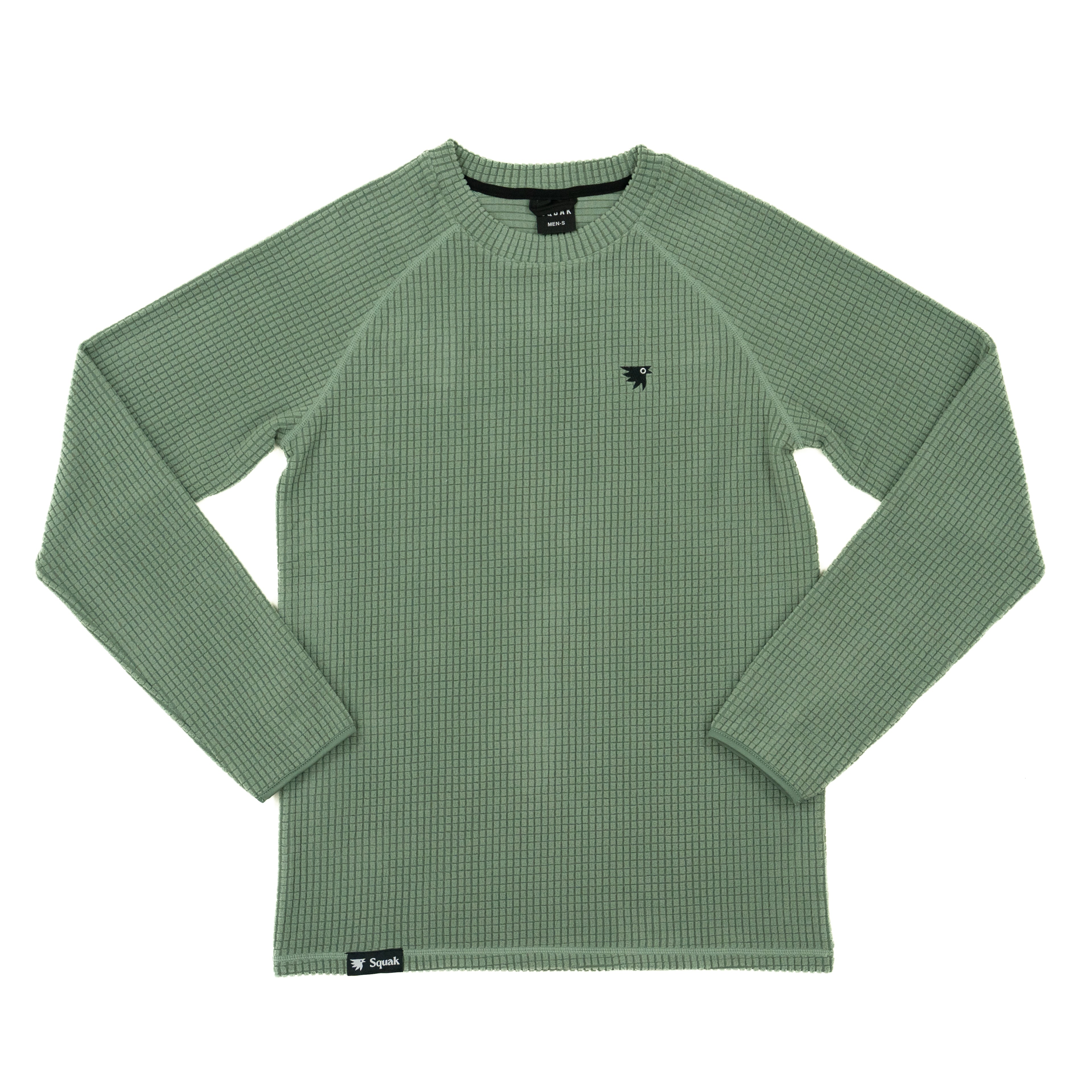 Men’s Dawn – Grid Fleece Mid-Layer Crewneck