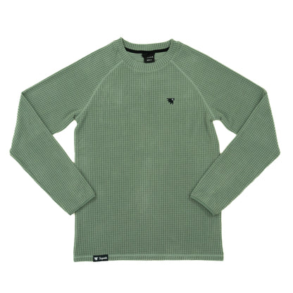 The Dawn Men's Crewneck Grid Fleece