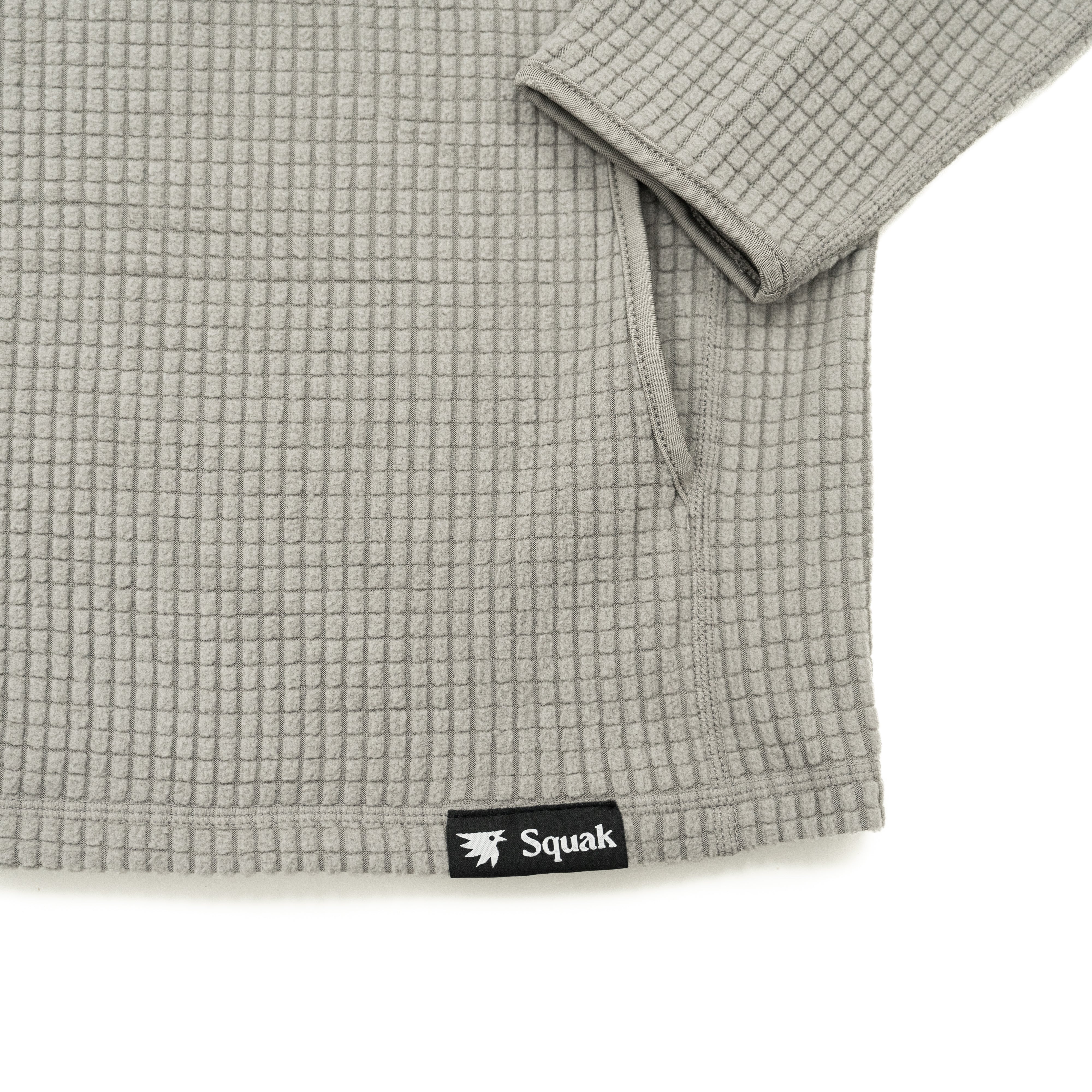 Women's Buck Beige Grid Fleece Hoodie