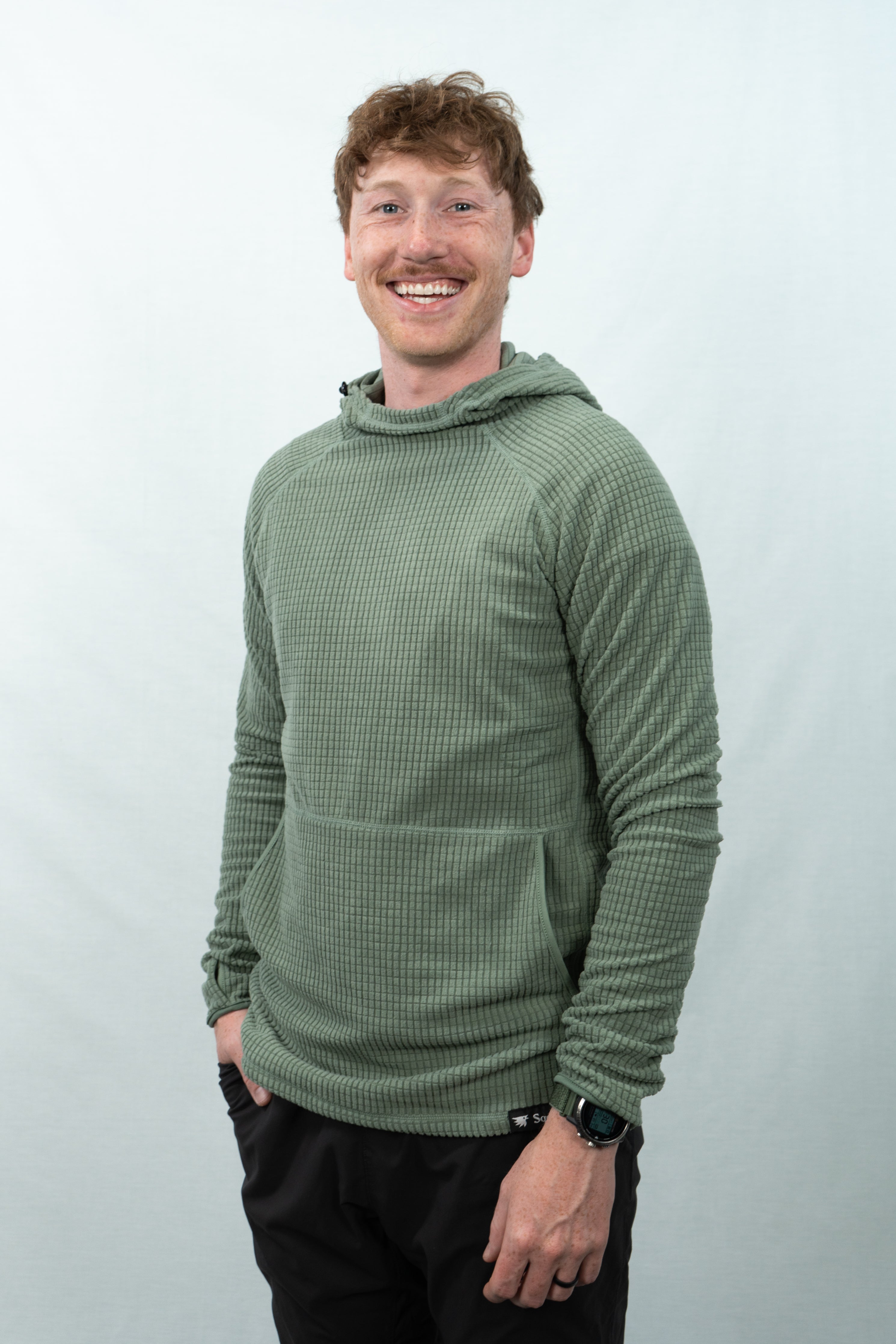 Men’s Classic Squak – Grid Fleece Mid-Layer Hoodie