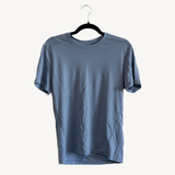 Women's Merino Wool Short Sleeve Shirt Medium Periwinkle: Garage Sale
