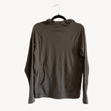 Women's Merino Wool Hoodie Brown Medium: Garage Sale
