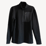 Men's Medium Half Zip Merino Wool: Garage Sale